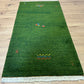 Handgeknüpfter Gabbeh Teppich Indien 120 x 60 cm