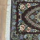 Orientteppich handgeknüpft Isfahan 87x65 cm Korkwolle Seide