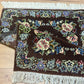 Orientteppich handgeknüpft Isfahan 87x65 cm Korkwolle Seide