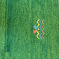 Handgeknüpfter Gabbeh Teppich Indien 120 x 60 cm
