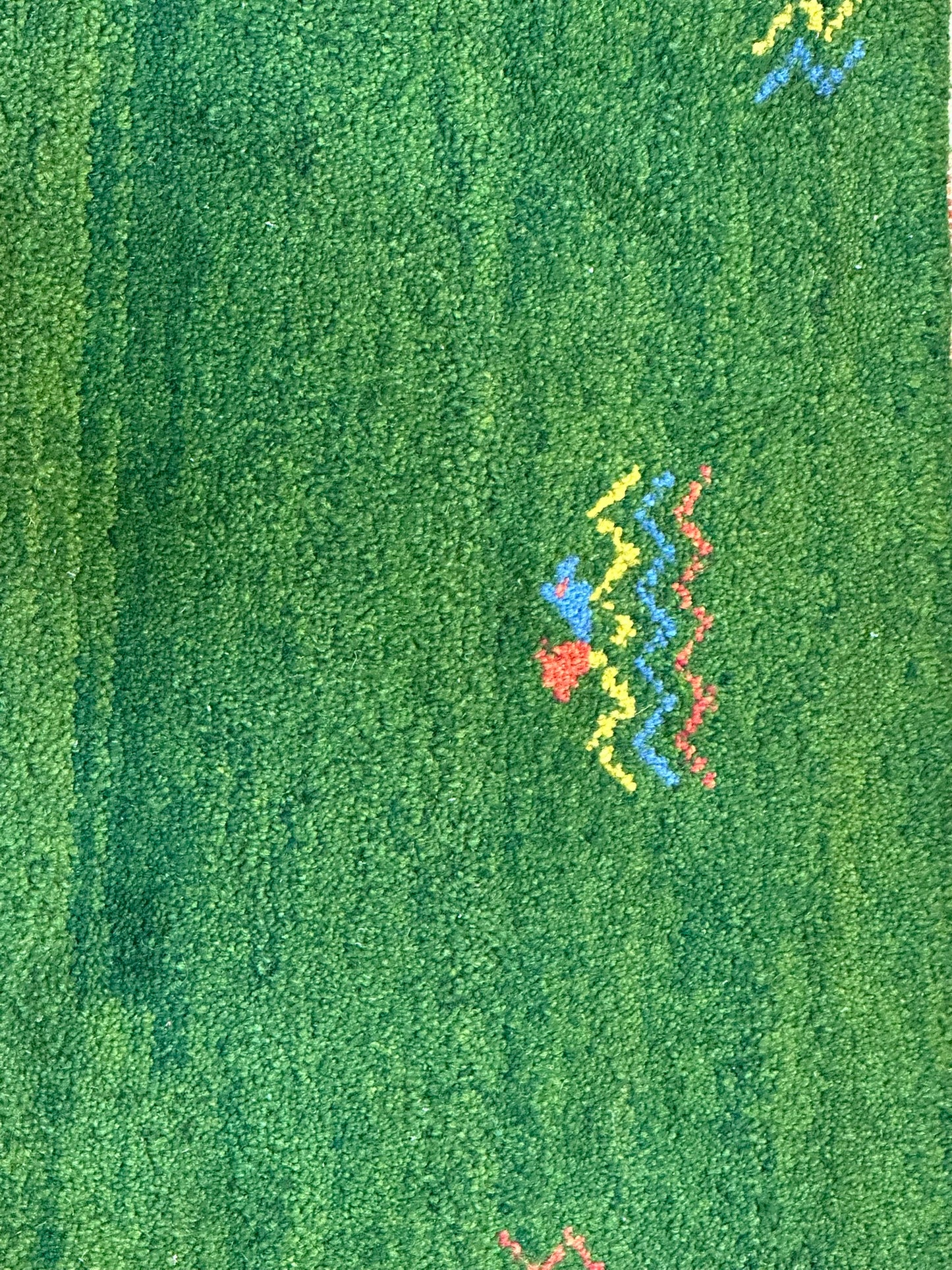 Handgeknüpfter Gabbeh Teppich Indien 120 x 60 cm