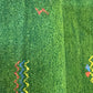 Handgeknüpfter Gabbeh Teppich Indien 120 x 60 cm