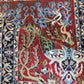 Orientteppich handgeknüpft Isfahan 107x70 cm Korkwolle Seide