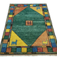 Handgeknüpfter Gabbeh Teppich Indien 182 x 128 cm