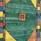 Handgeknüpfter Gabbeh Teppich Indien 182 x 128 cm