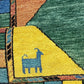 Handgeknüpfter Gabbeh Teppich Indien 182 x 128 cm