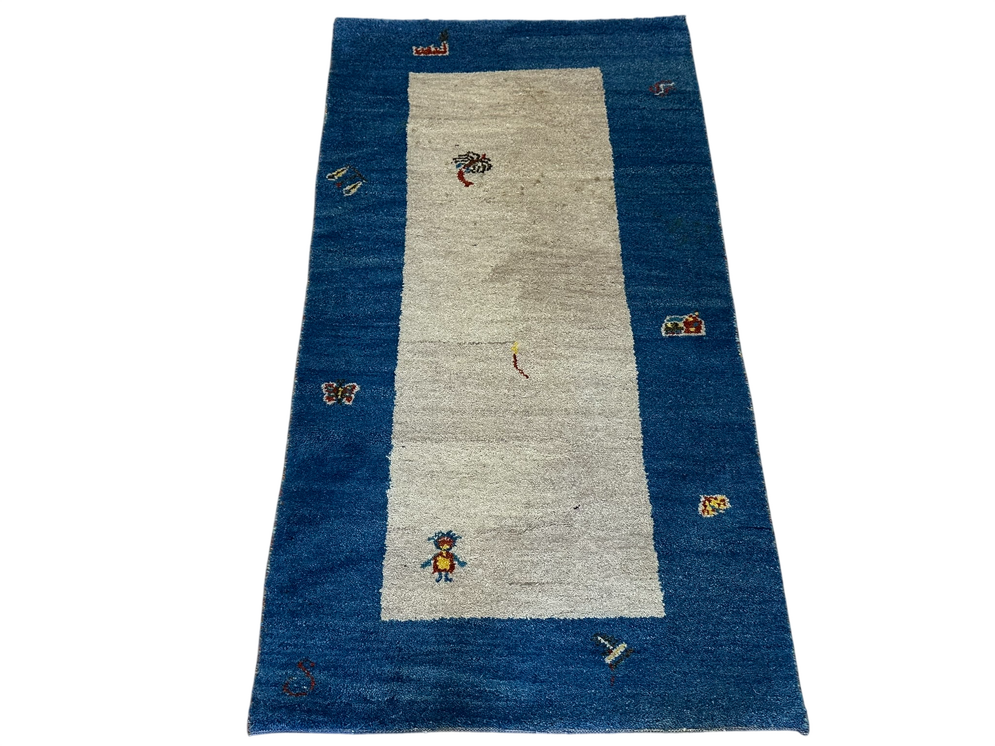 Handgeknüpfter Gabbeh Teppich 167 x 90 cm