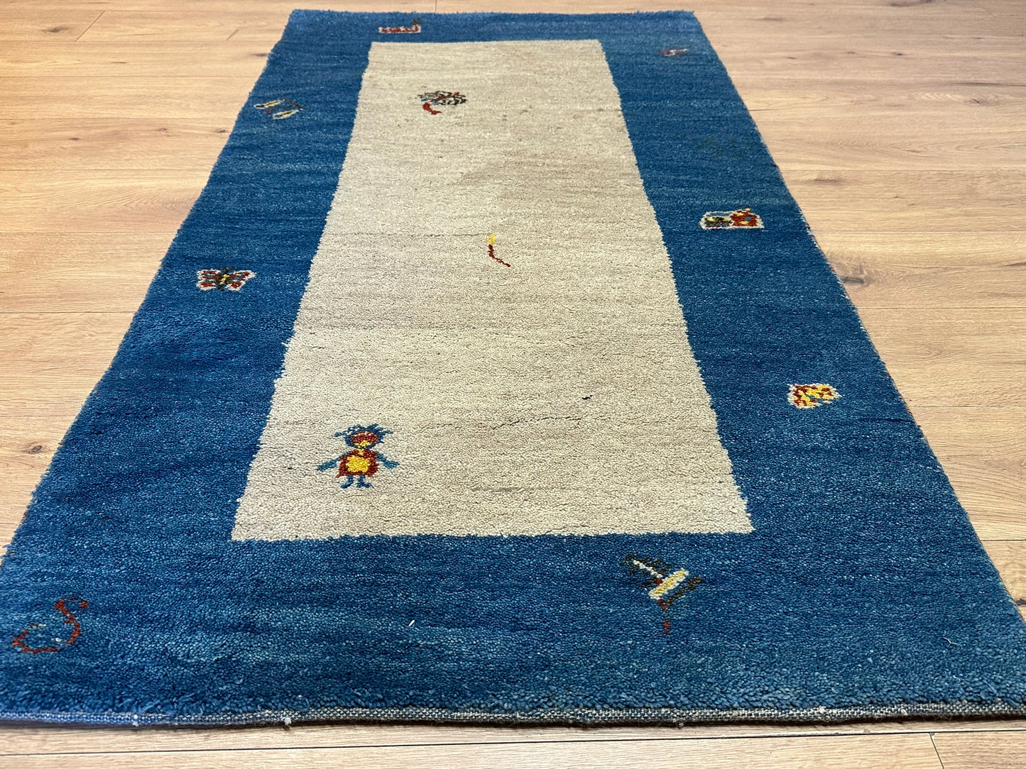 Handgeknüpfter Gabbeh Teppich 167 x 90 cm