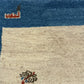 Handgeknüpfter Gabbeh Teppich 167 x 90 cm