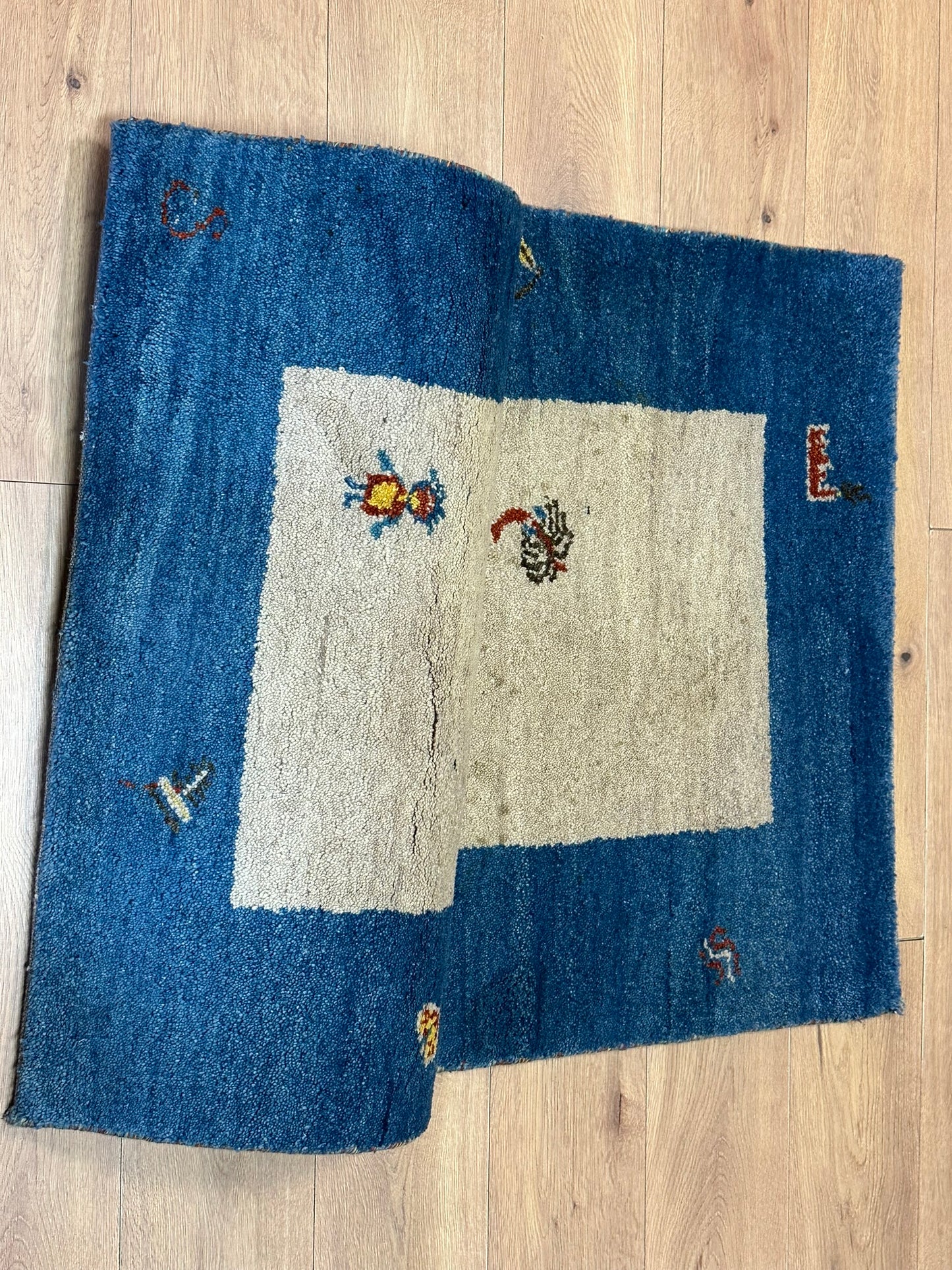 Handgeknüpfter Gabbeh Teppich 167 x 90 cm