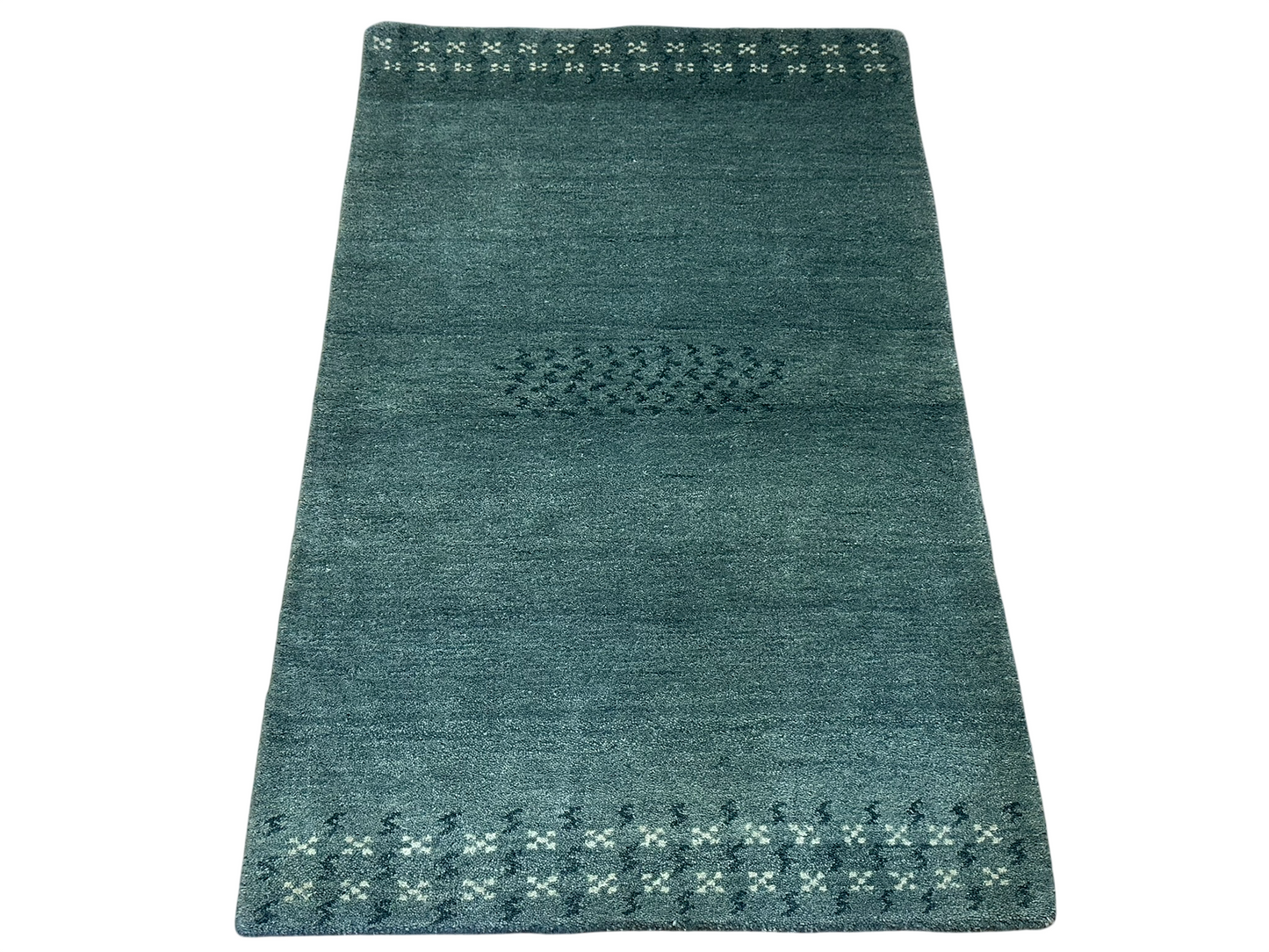 Handgeknüpfter Gabbeh Teppich Indien 151 x 94 cm