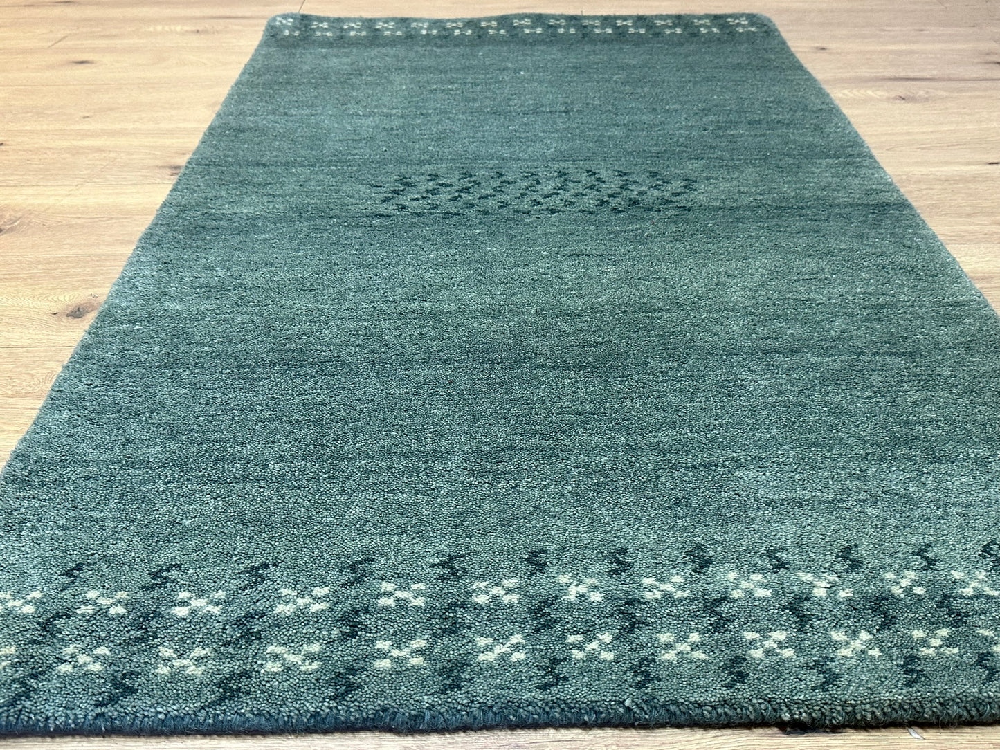 Handgeknüpfter Gabbeh Teppich Indien 151 x 94 cm