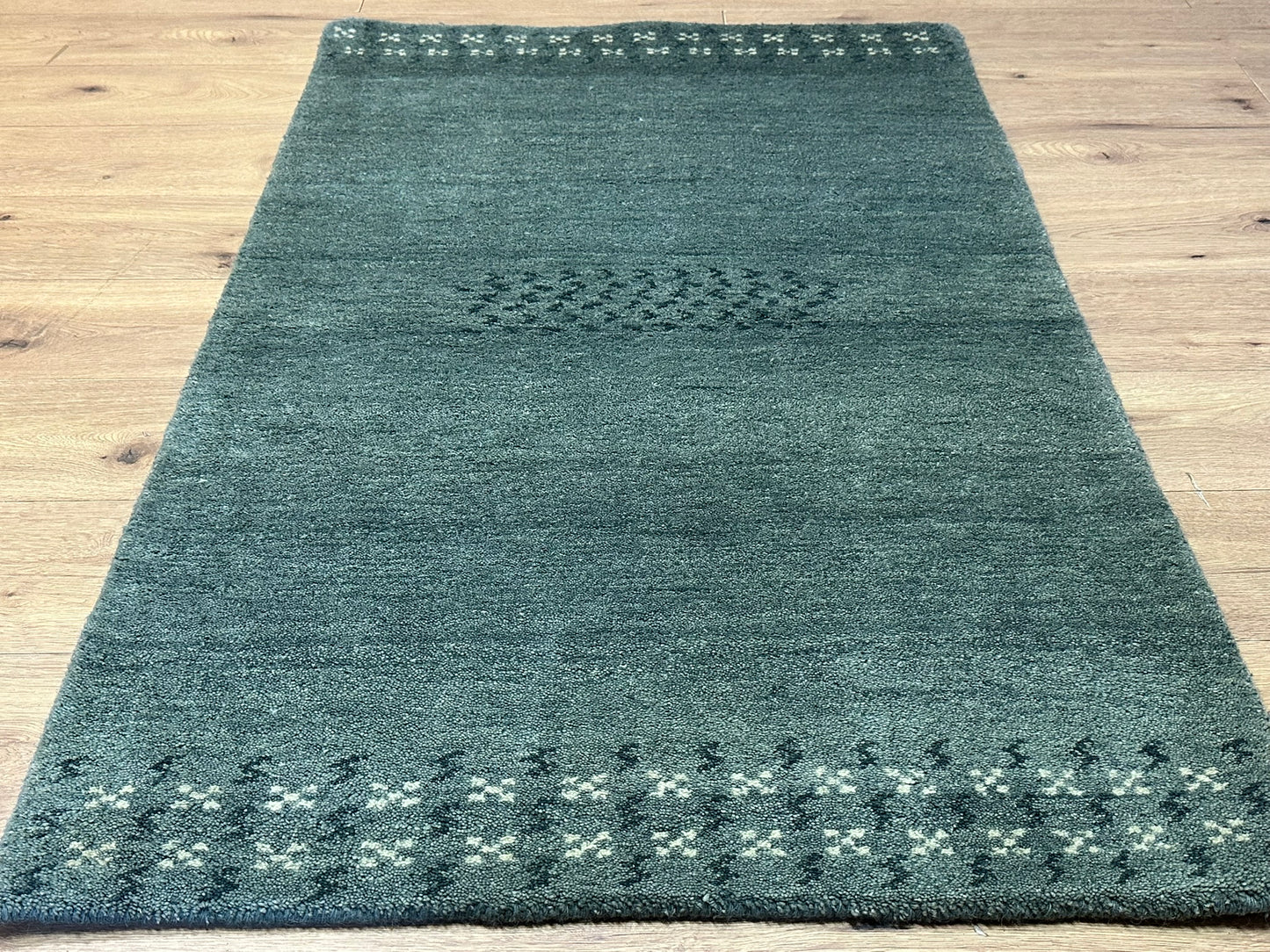 Handgeknüpfter Gabbeh Teppich Indien 151 x 94 cm