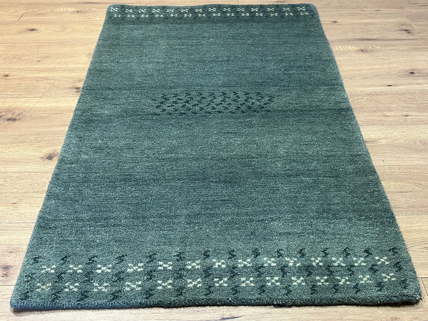 Handgeknüpfter Gabbeh Teppich Indien 151 x 94 cm