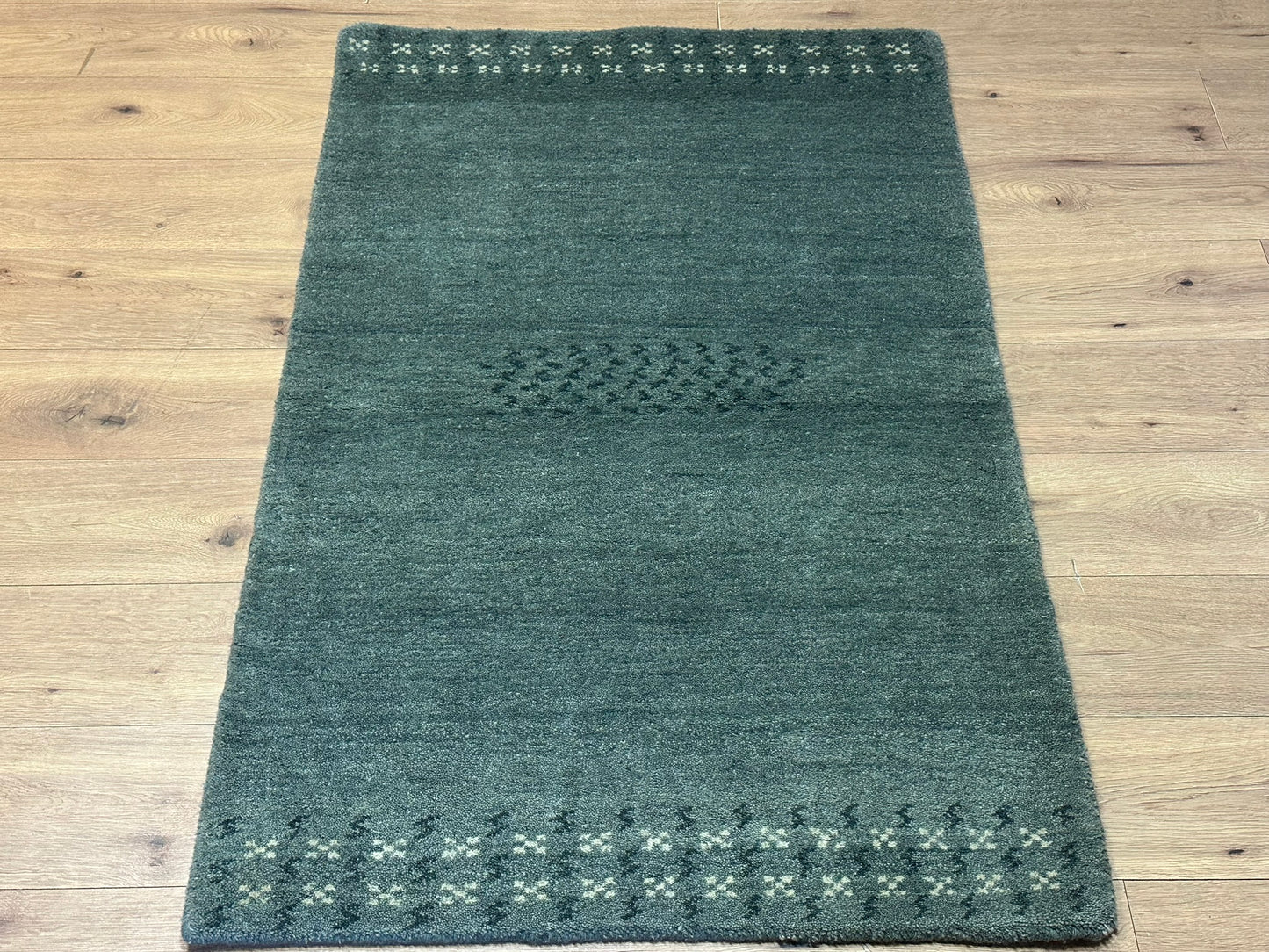 Handgeknüpfter Gabbeh Teppich Indien 151 x 94 cm