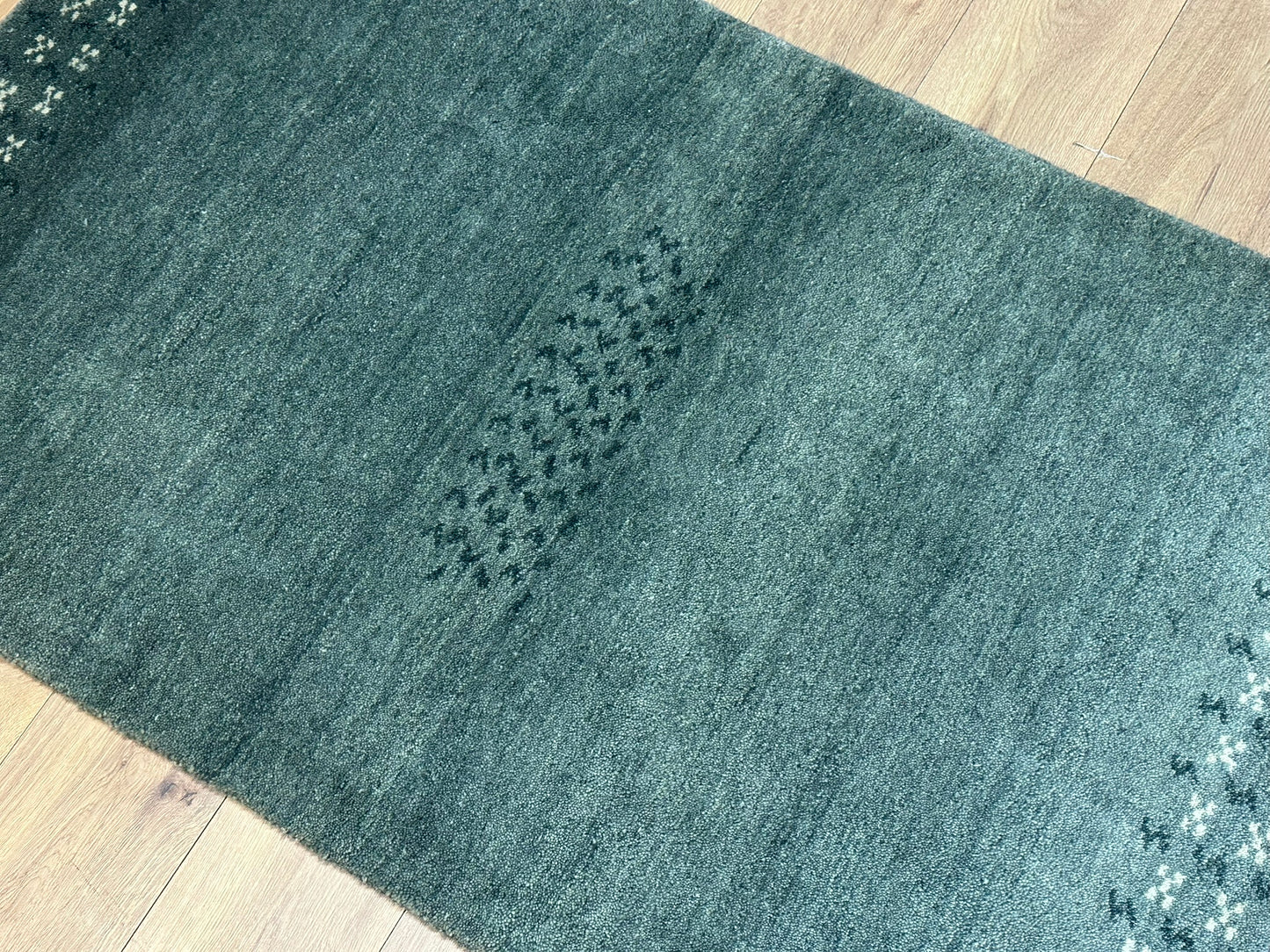Handgeknüpfter Gabbeh Teppich Indien 151 x 94 cm