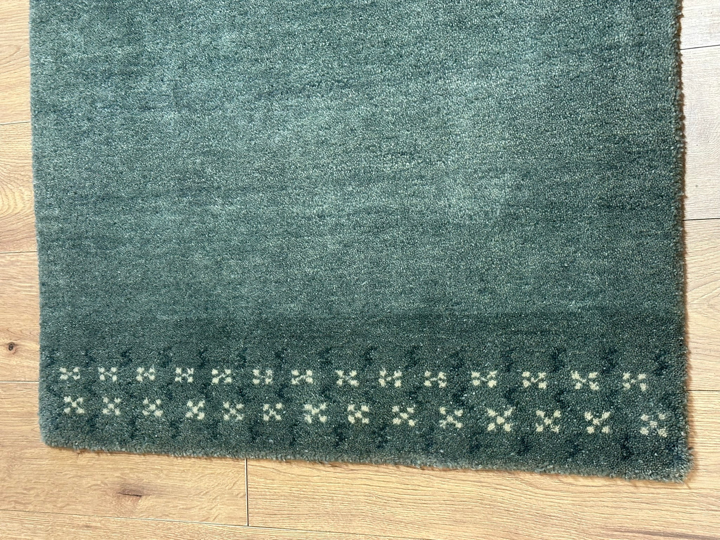 Handgeknüpfter Gabbeh Teppich Indien 151 x 94 cm