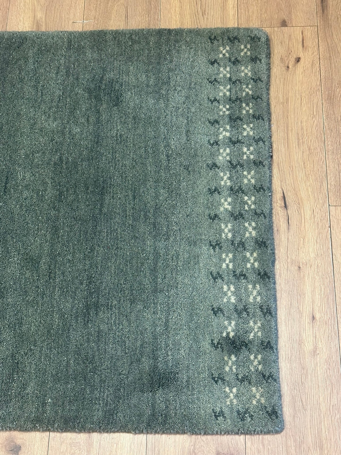 Handgeknüpfter Gabbeh Teppich Indien 151 x 94 cm