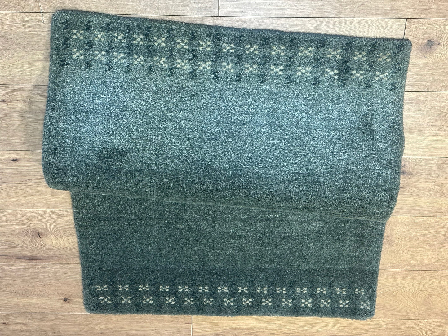 Handgeknüpfter Gabbeh Teppich Indien 151 x 94 cm