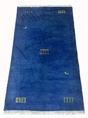 Gabbeh Teppich handgeknüpft Indien 163 x 90 cm