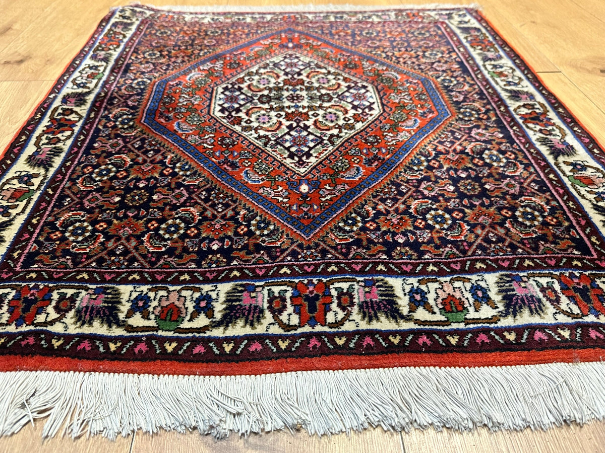 Orientteppich handgeknüpft Bidjar 87x77 cm