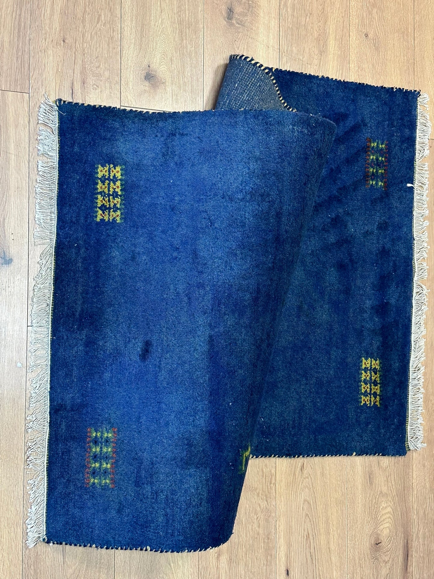 Gabbeh Teppich handgeknüpft Indien 163 x 90 cm