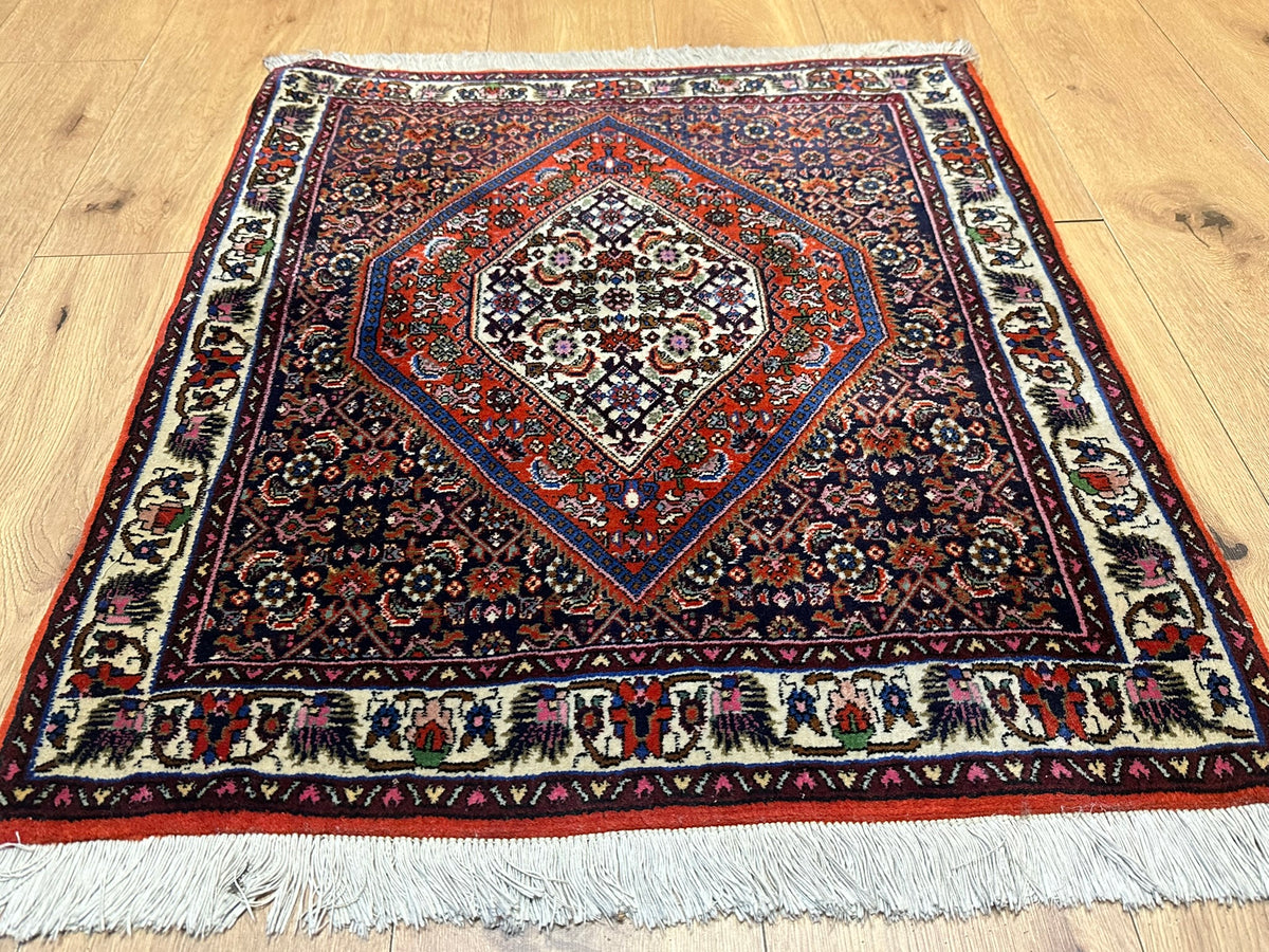 Orientteppich handgeknüpft Bidjar 87x77 cm