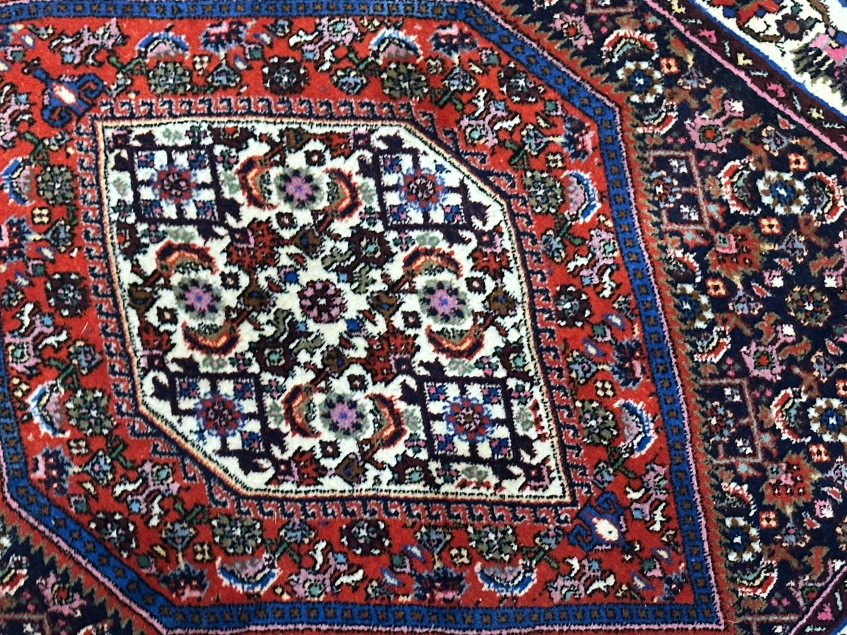 Orientteppich handgeknüpft Bidjar 87x77 cm