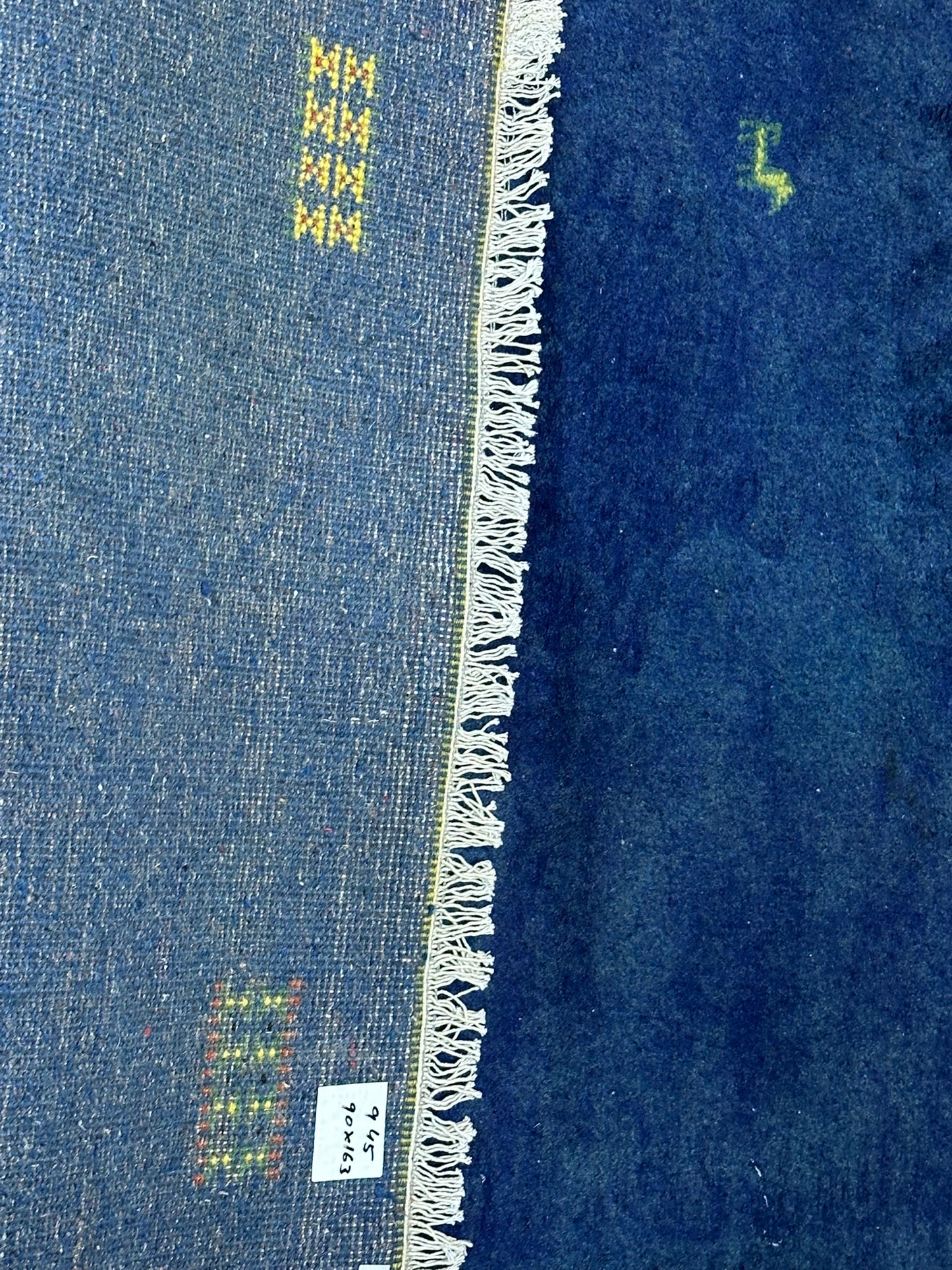 Gabbeh Teppich handgeknüpft Indien 163 x 90 cm