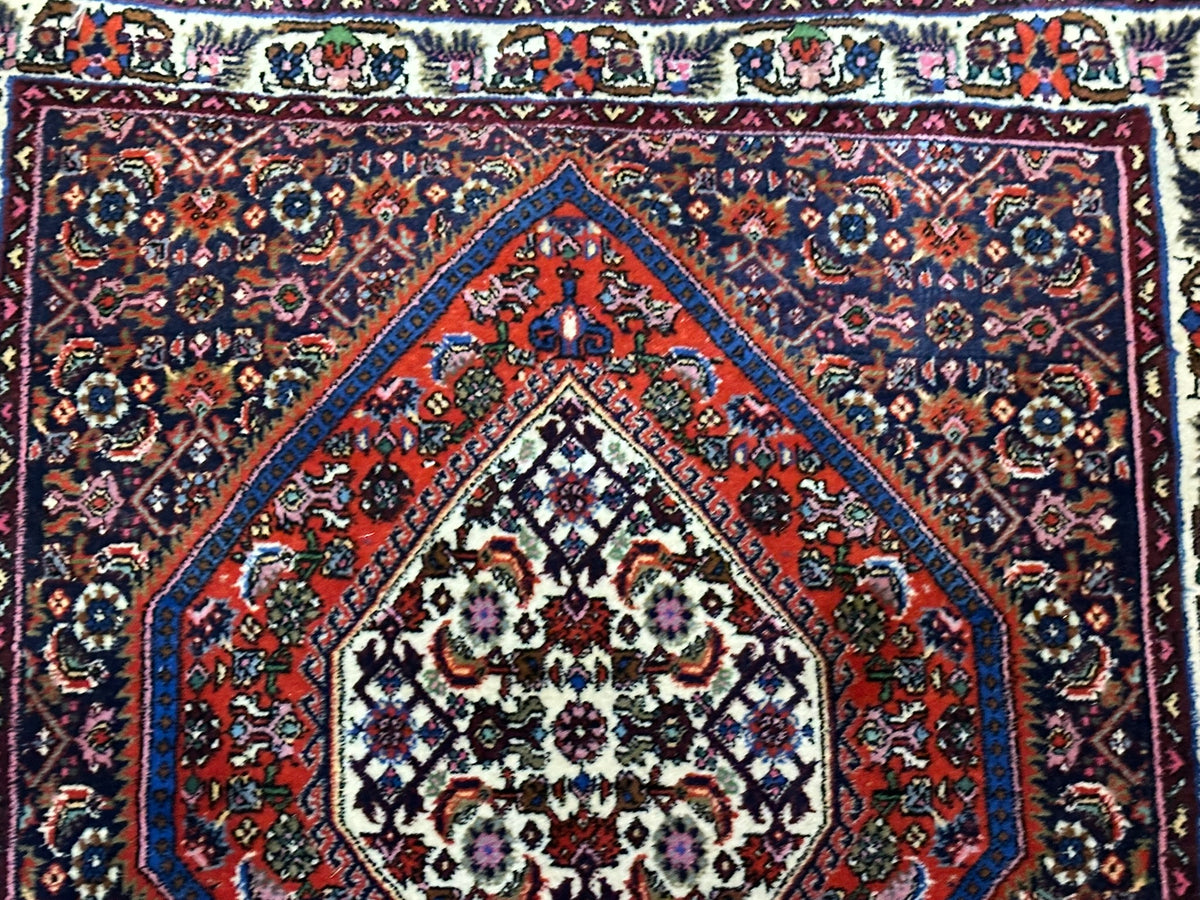 Orientteppich handgeknüpft Bidjar 87x77 cm