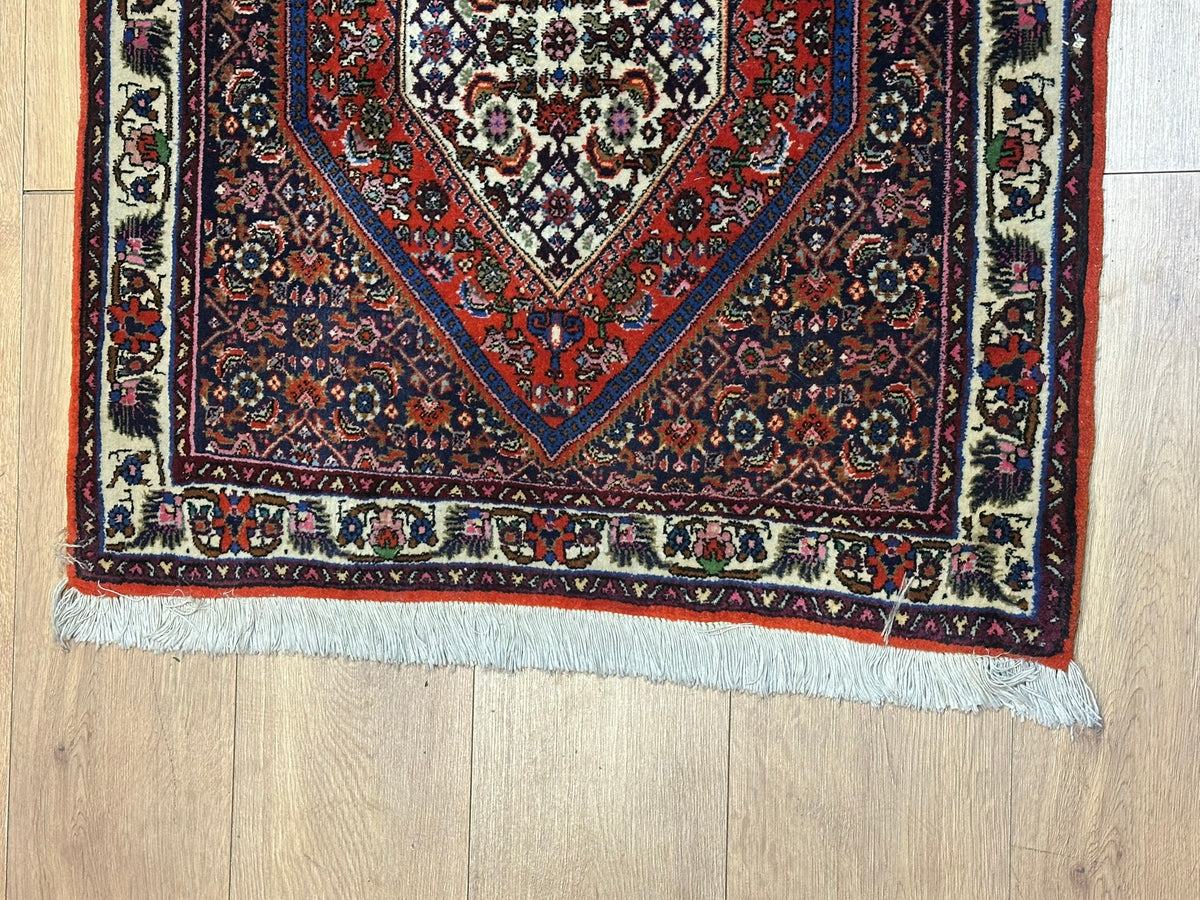 Orientteppich handgeknüpft Bidjar 87x77 cm