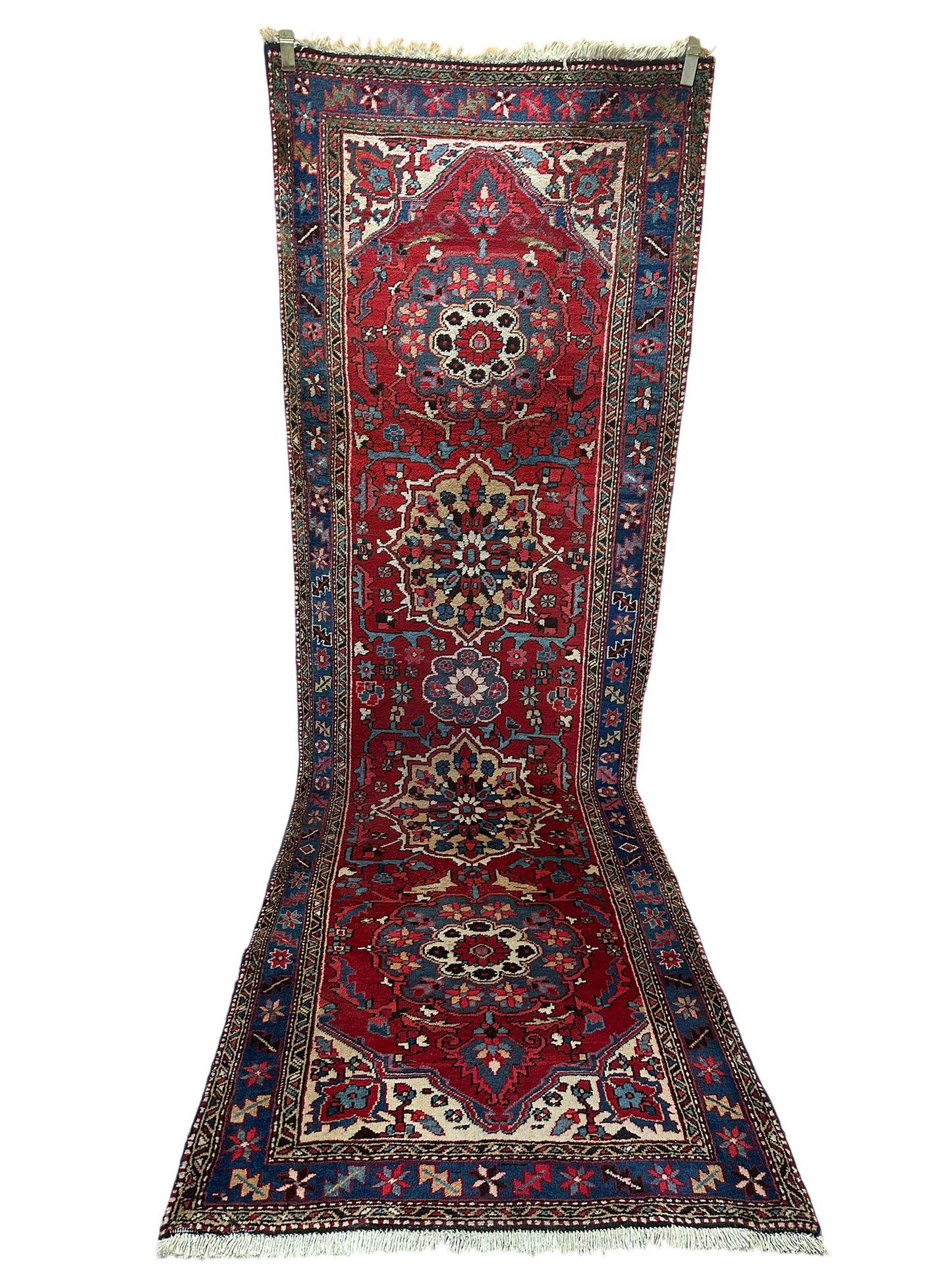 Handgeknüpfter Persischer Hamadan Läufer – 315x84 cm Wolle
