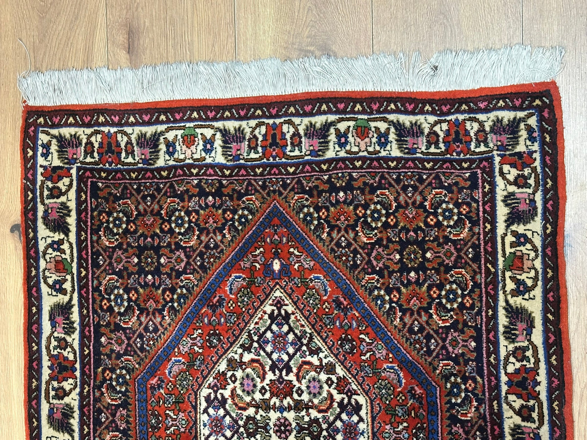 Orientteppich handgeknüpft Bidjar 87x77 cm