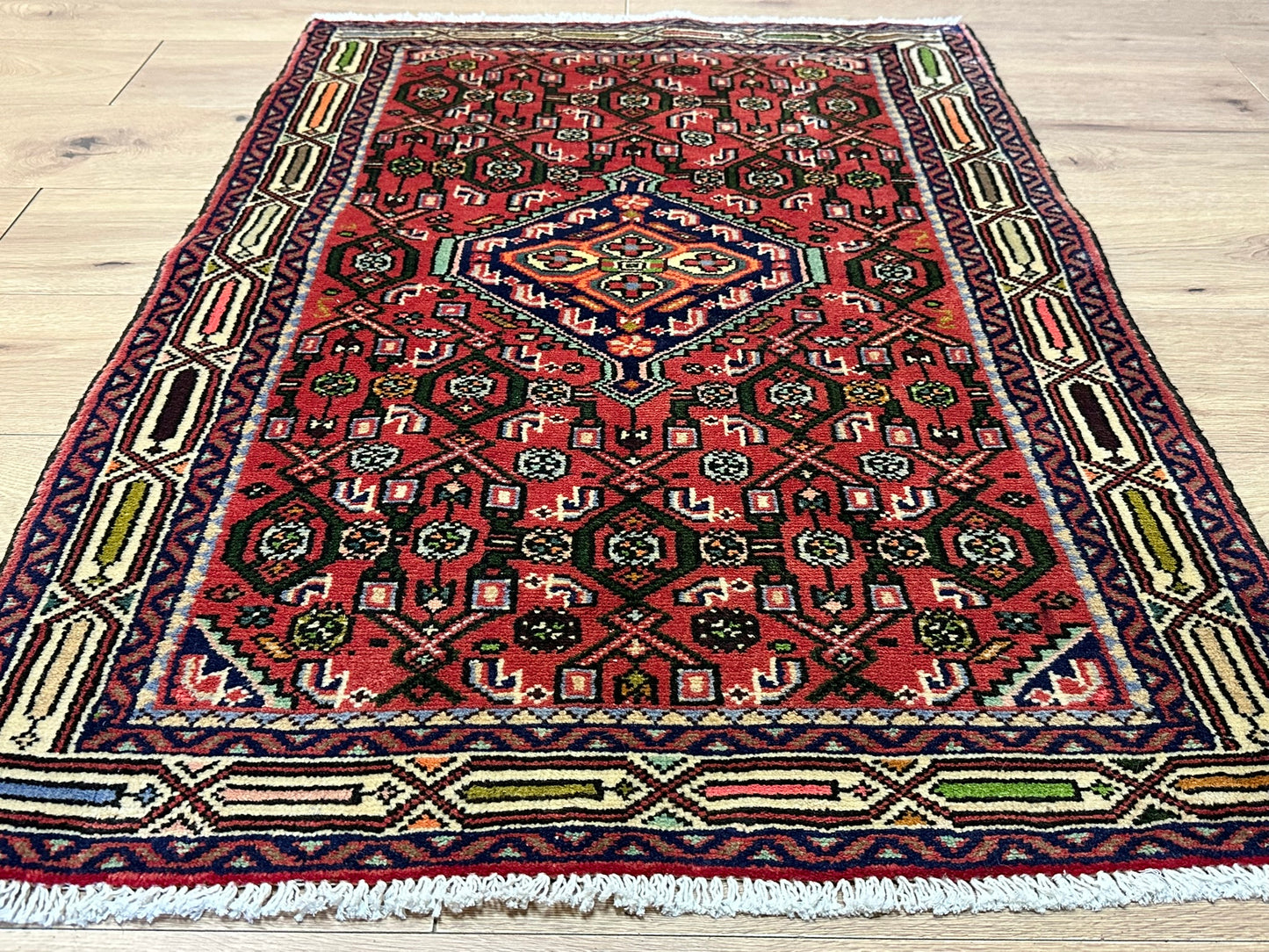 Orientteppich handgeknüpft Hamadan 120 x 82 cm