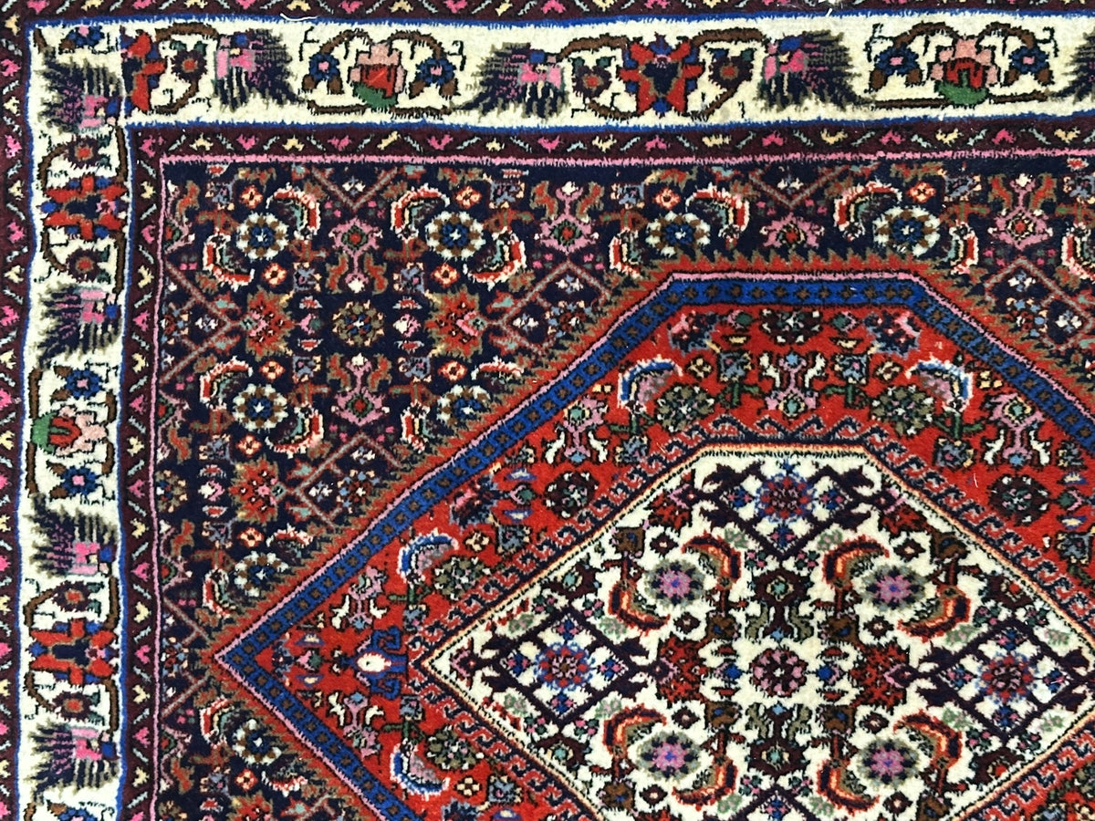 Orientteppich handgeknüpft Bidjar 87x77 cm