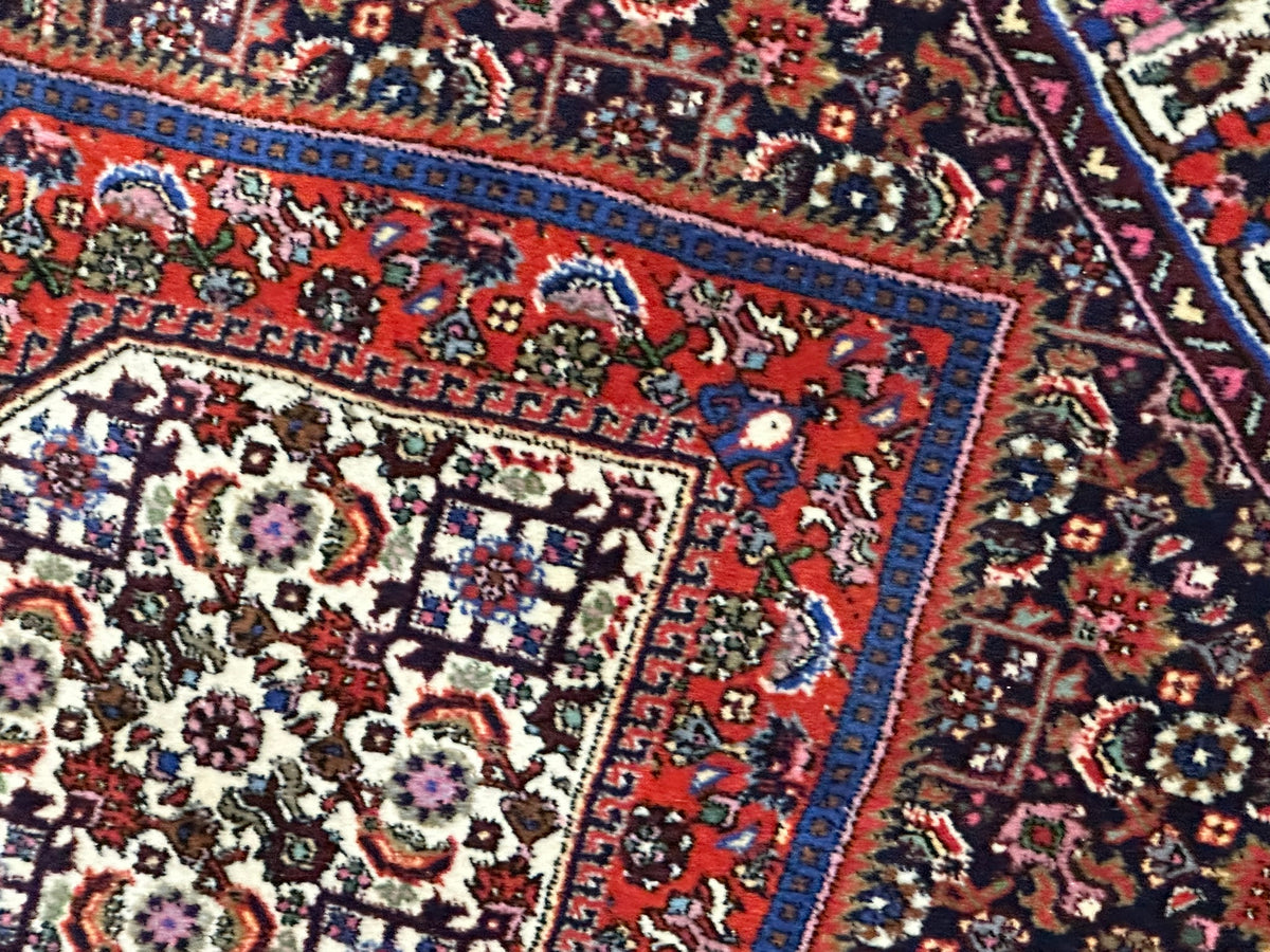 Orientteppich handgeknüpft Bidjar 87x77 cm