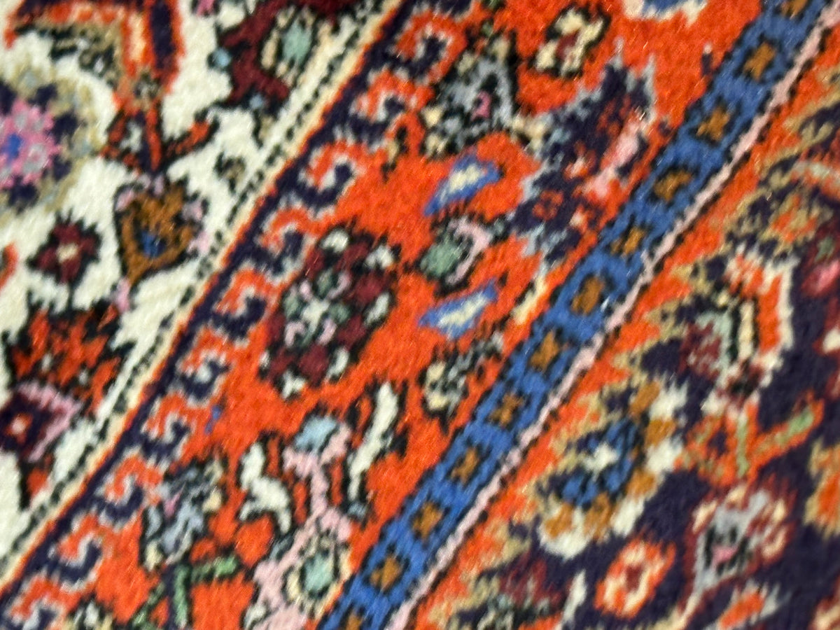 Orientteppich handgeknüpft Bidjar 87x77 cm