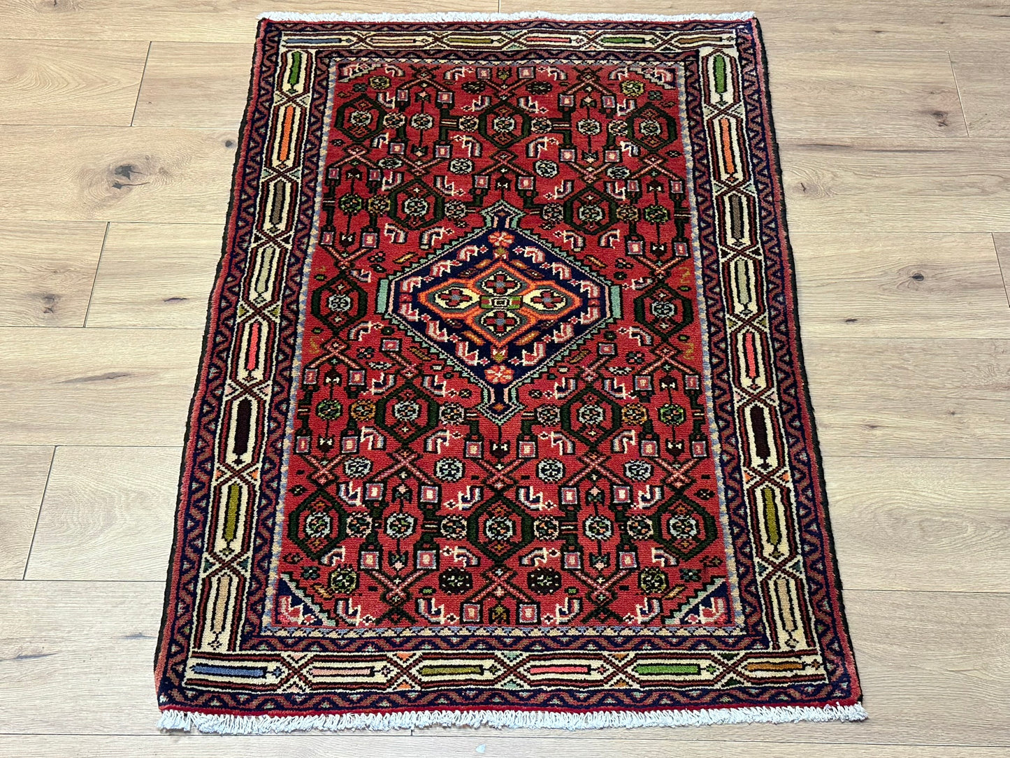 Orientteppich handgeknüpft Hamadan 120 x 82 cm
