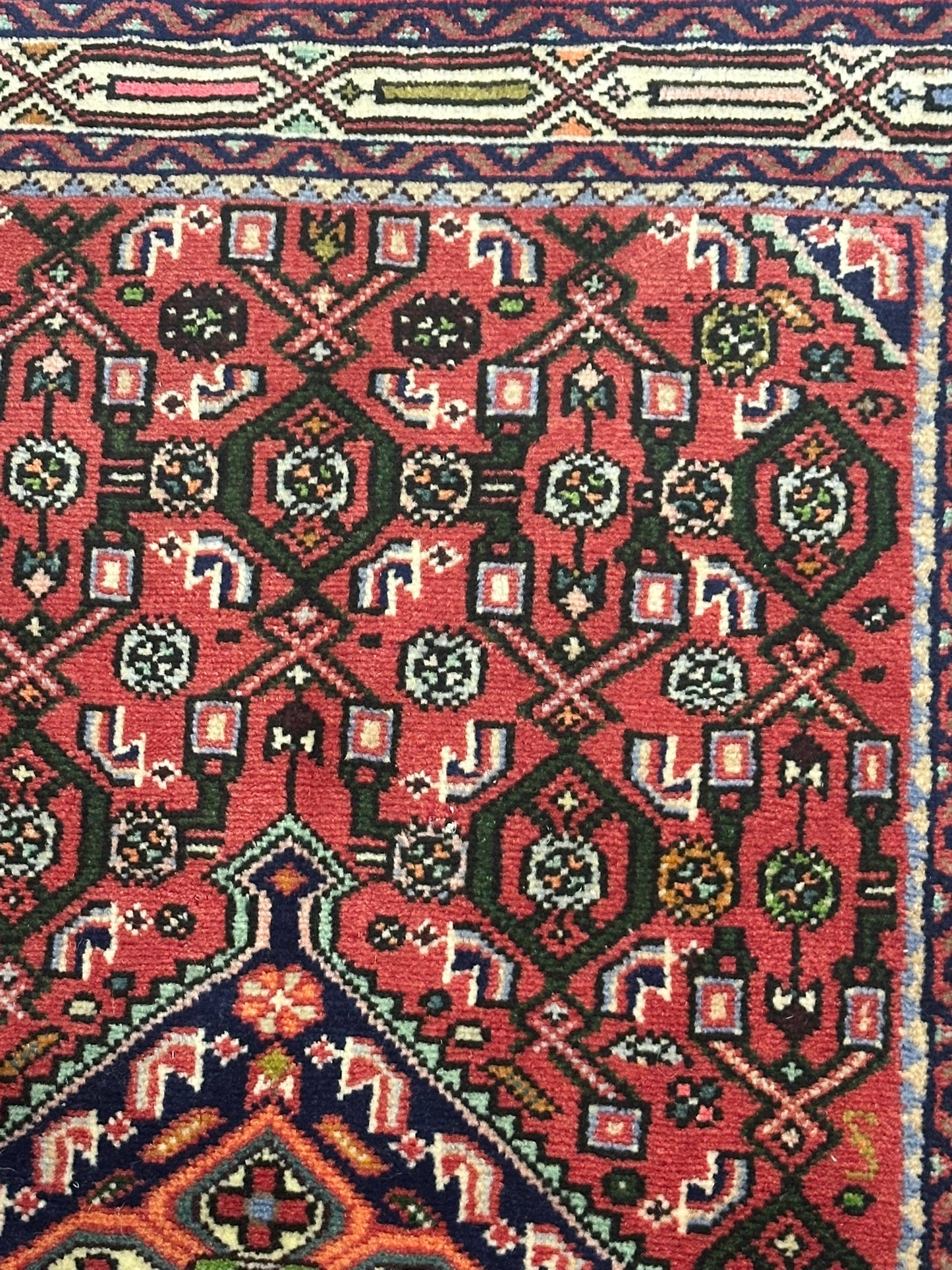 Orientteppich handgeknüpft Hamadan 120 x 82 cm