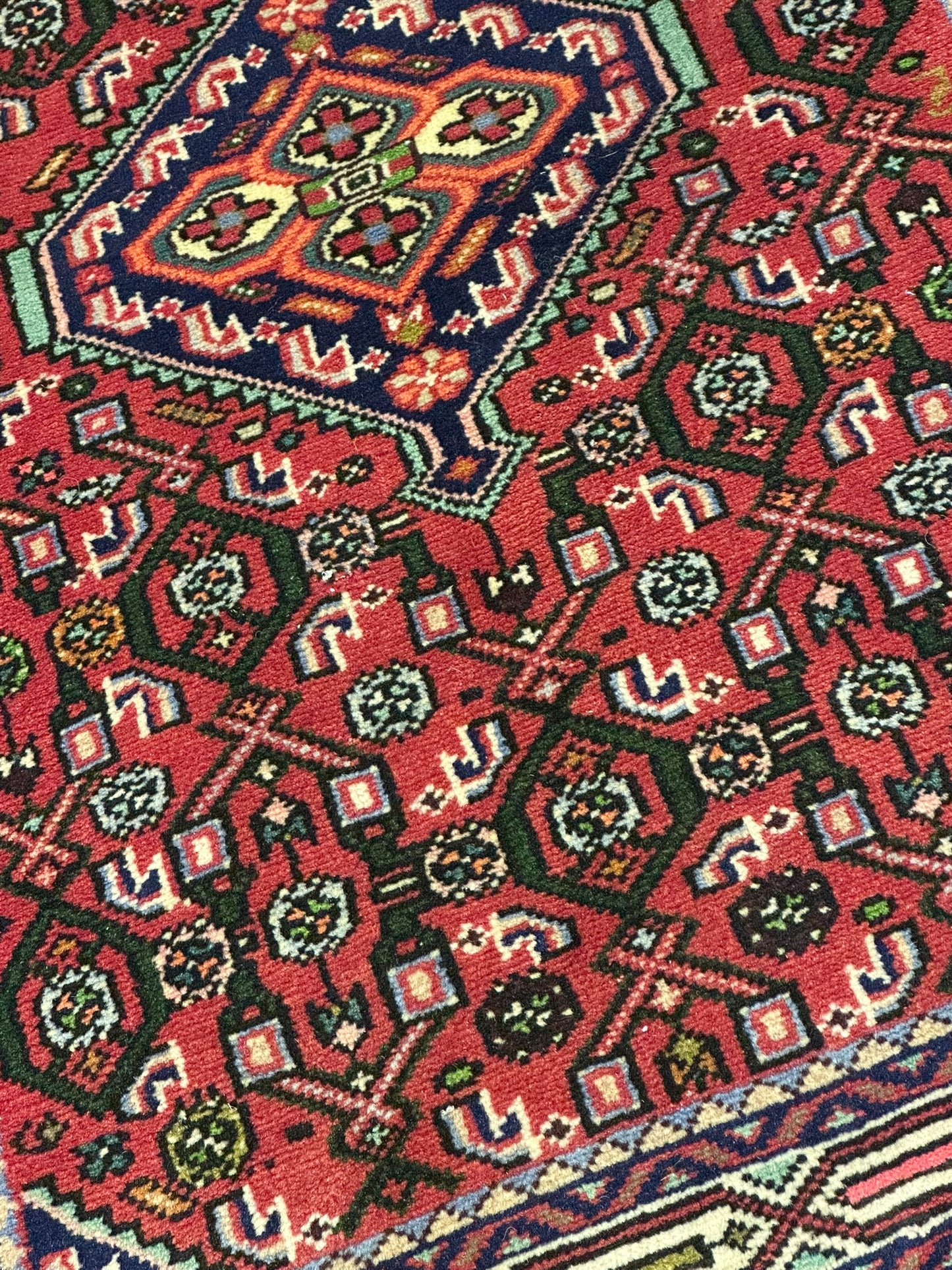 Orientteppich handgeknüpft Hamadan 120 x 82 cm