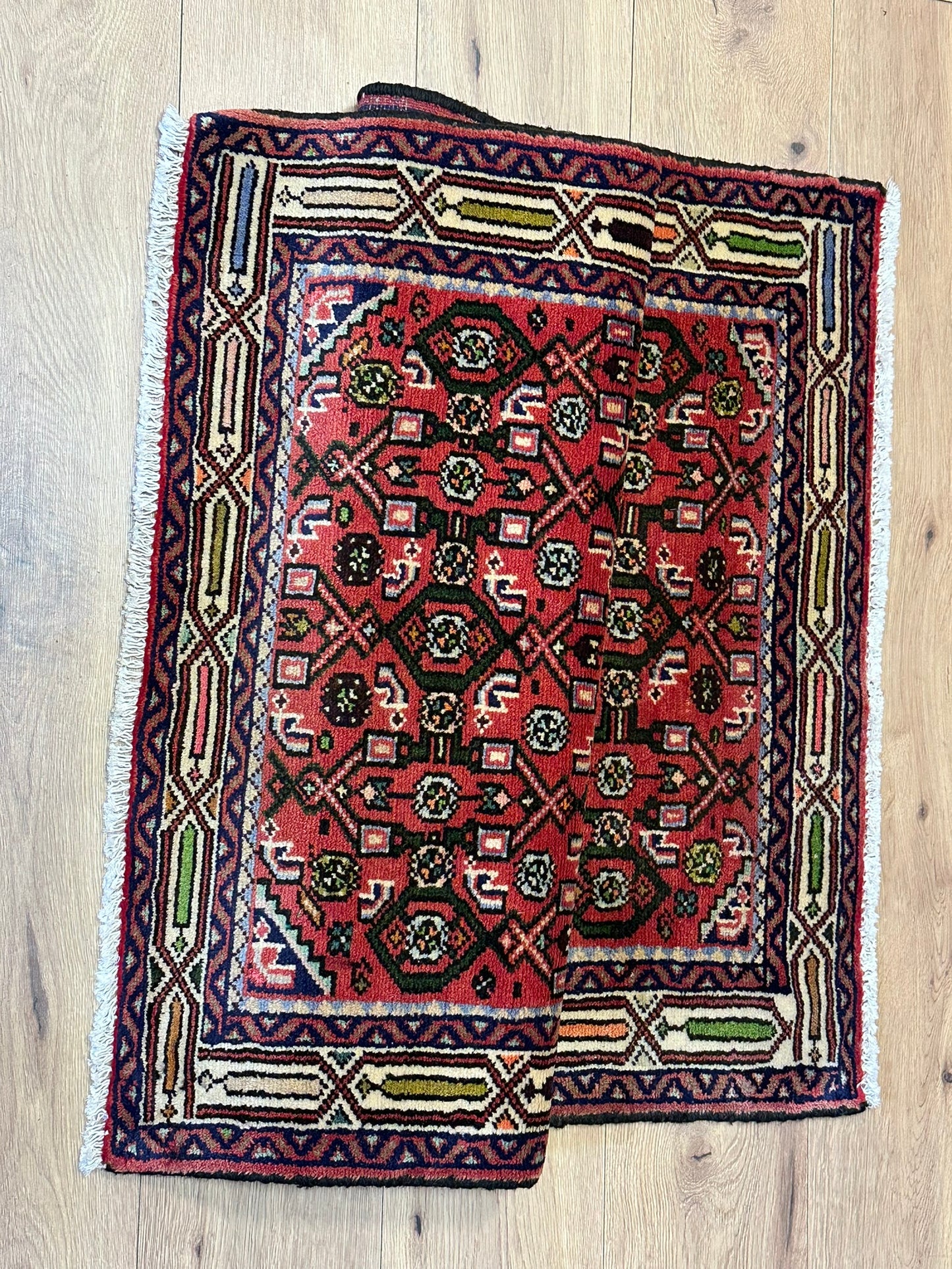 Orientteppich handgeknüpft Hamadan 120 x 82 cm