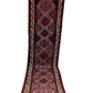 Antik Orientteppich handgeknüpft Heriz Läufer naturfarben 326x105 cm