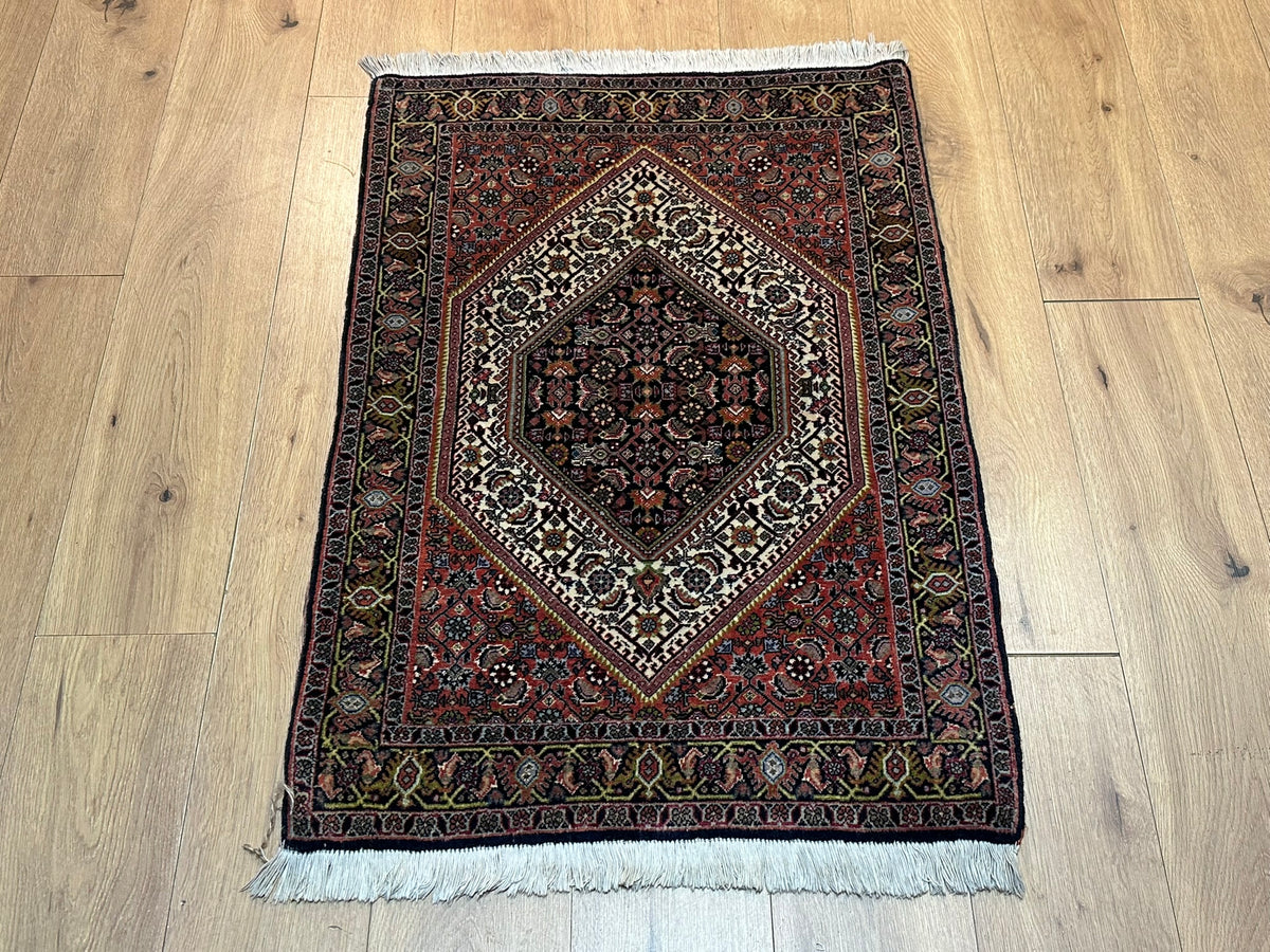 Orientteppich handgeknüpft Bidjar 110x75 cm