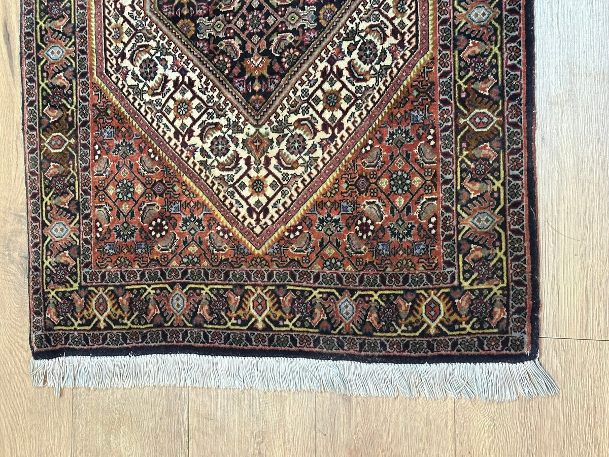 Orientteppich handgeknüpft Bidjar 110x75 cm
