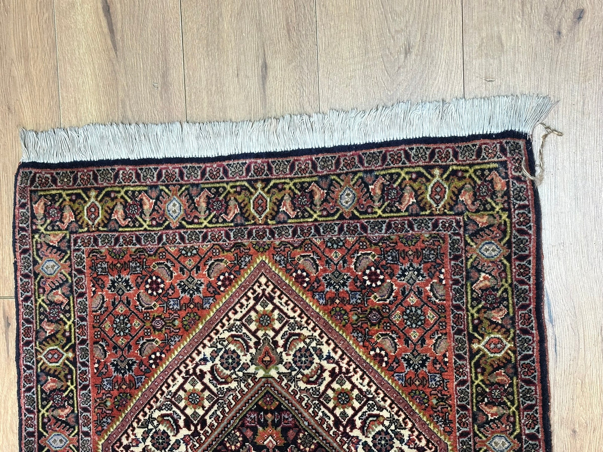 Orientteppich handgeknüpft Bidjar 110x75 cm