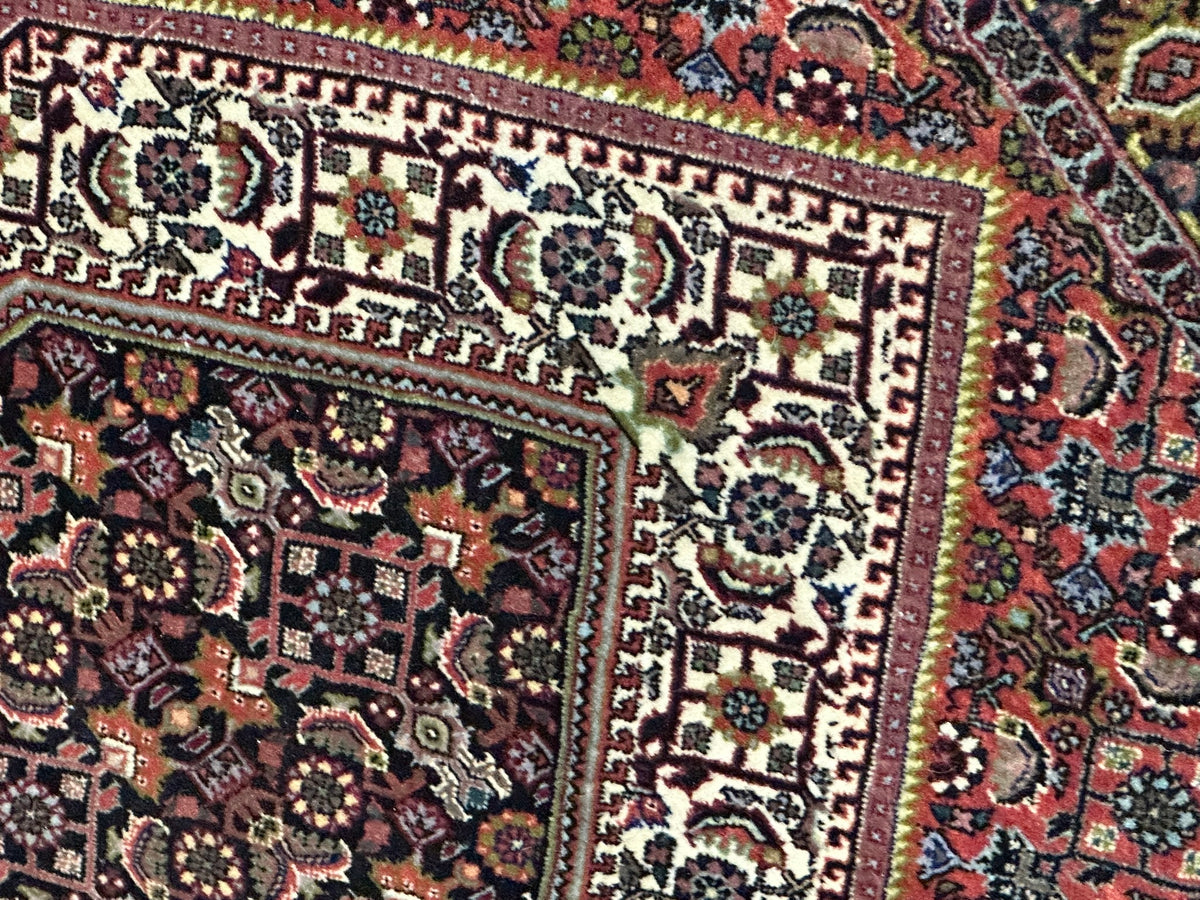 Orientteppich handgeknüpft Bidjar 110x75 cm