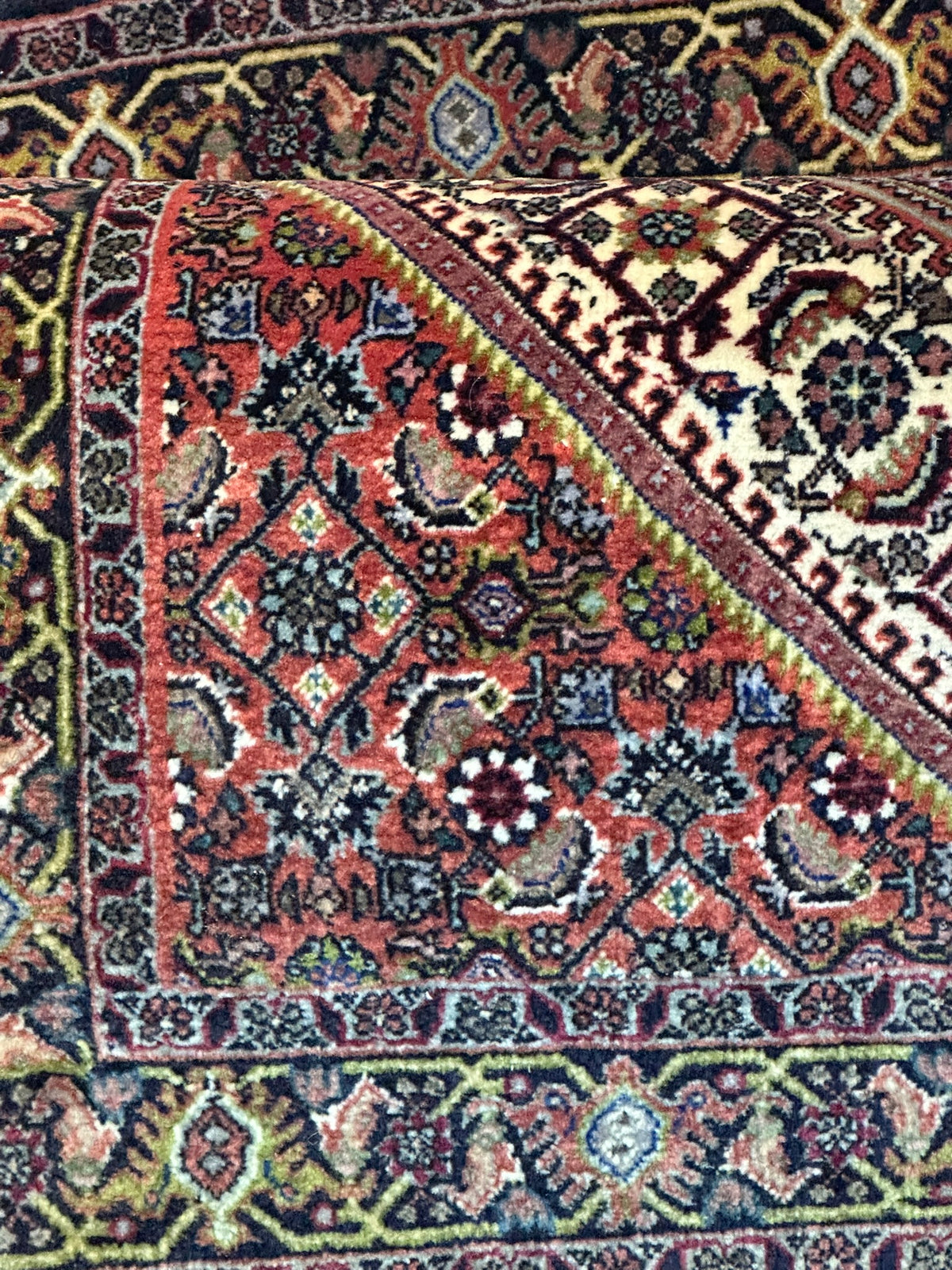 Orientteppich handgeknüpft Bidjar 110x75 cm