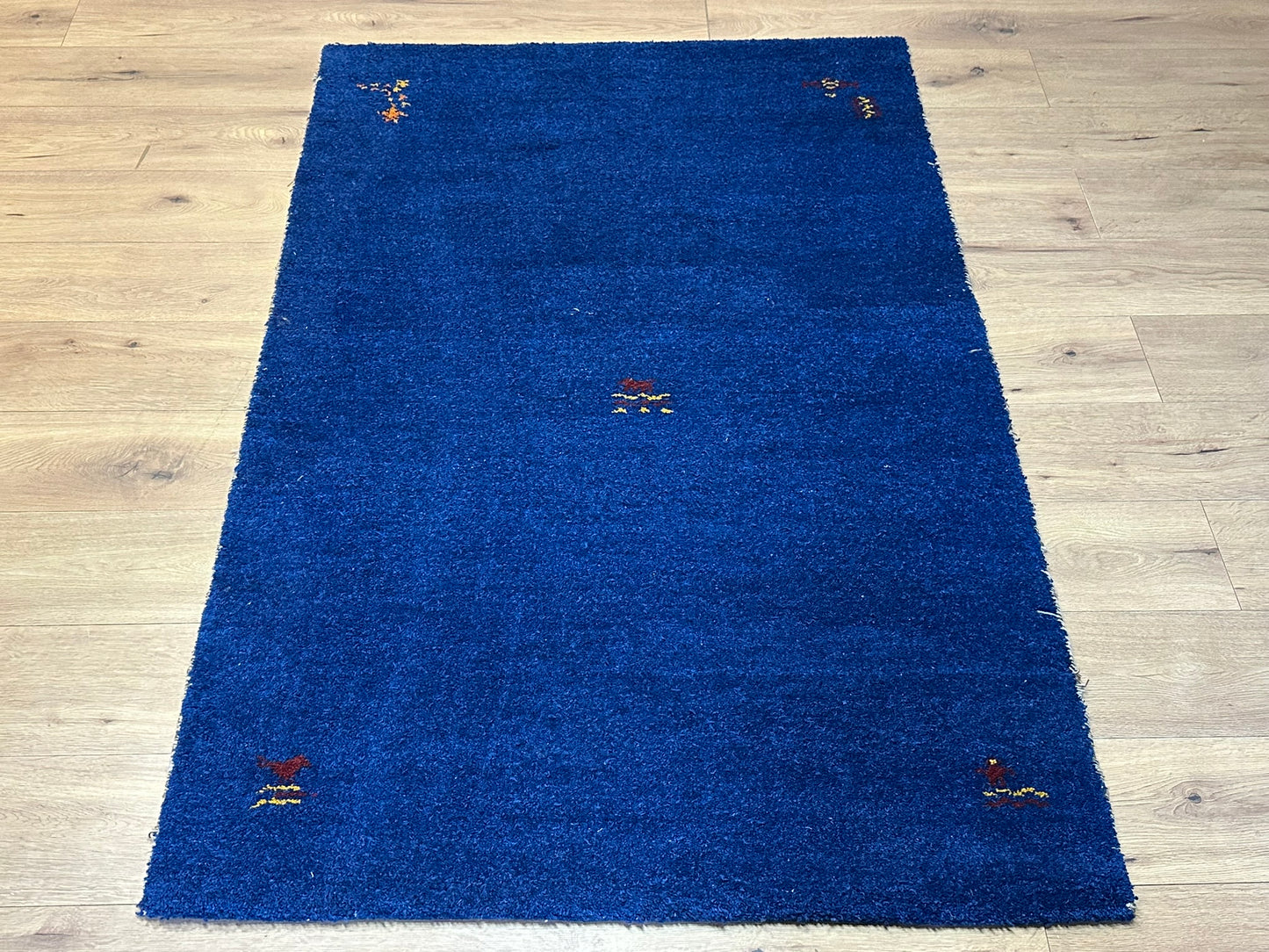 Handgeknüpfter Gabbeh Teppich Indien 180 x 118 cm