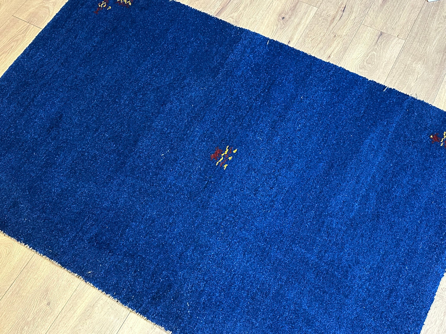 Handgeknüpfter Gabbeh Teppich Indien 180 x 118 cm