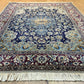 Orientteppich handgeknüpft Nain mit Seide 145x103 cm